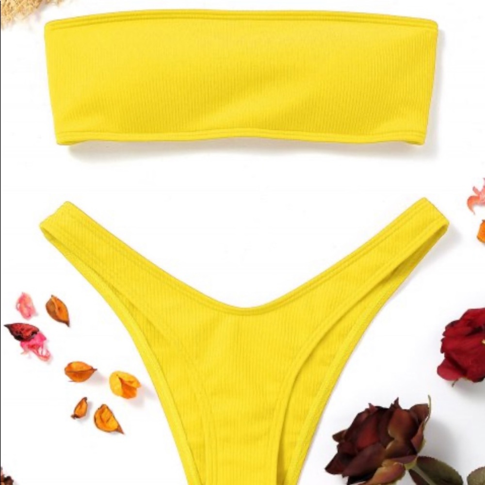 Zaful Yellow Bikini Never Worn